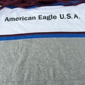 AMERICAN EAGLE men’s size S multi color T-shirt fabric hoodie